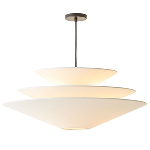 Lampe suspendue moderne blanche ronde E27 avec interrupteur pour salle à manger, café, décoration - Product Image 5