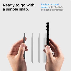 Cartera Minimalista de Cuero PU con MagSafe para Hombre y Mujer, Funda para Tarjetas, Delgada, con Protección RFID, Magnética, para Tarjetas de Crédito, con Capacidad para 3 Tarjetas - Product Image 4