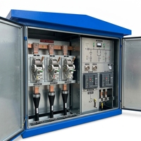 Poste de distribution compact européen extérieur, armoire de transformateur 11kV 33kV 0.4kV 100kVA 2500kVA, alimentation industrielle