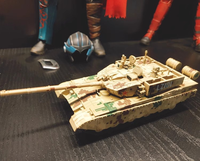 1/72 chine 99 char de combat principal équipement de défilé militaire désert peinture numérique produit terminé modèle décoration