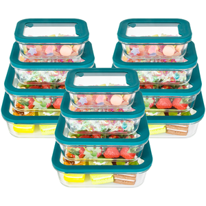 Nouveau design Boîte à lunch <span class=keywords><strong>en</strong></span> <span class=keywords><strong>verre</strong></span> sans BPA avec couvercle <span class=keywords><strong>en</strong></span> <span class=keywords><strong>verre</strong></span> Four à micro-ondes Congélateur et lave-vaisselle - Product Image 1