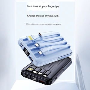 Nouvelle batterie externe de voyage 10000mah Station de charge sans fil magnétique <span class=keywords><strong>chargeur</strong></span> d'adaptateur d'alimentation Portable 20W batterie Station d'alimentation - Product Image 5