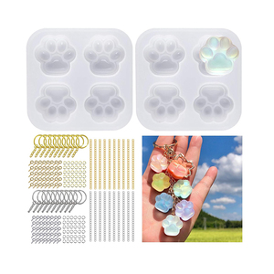 Timesrui 78 piezas pequeñas patas <span class=keywords><strong>de</strong></span> gato Kit <span class=keywords><strong>de</strong></span> moldes <span class=keywords><strong>de</strong></span> Resina <span class=keywords><strong>de</strong></span> silicona, <span class=keywords><strong>molde</strong></span> <span class=keywords><strong>de</strong></span> epoxi <span class=keywords><strong>de</strong></span> silicona con <span class=keywords><strong>huella</strong></span> <span class=keywords><strong>de</strong></span> gato DIY con juego <span class=keywords><strong>de</strong></span> fabricación <span class=keywords><strong>de</strong></span> llaveros - Product Image 1