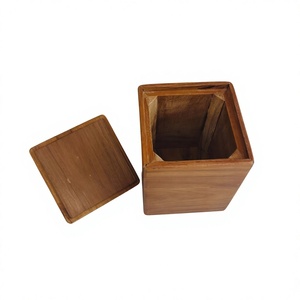 Wooden <b>Spice</b> <b>Jar</b> Classic Design 250mL Capacity Eco-Friendly Durable Multifunction <b>Spice</b> Storage Container for Kitchen Countertop - Product Image 1