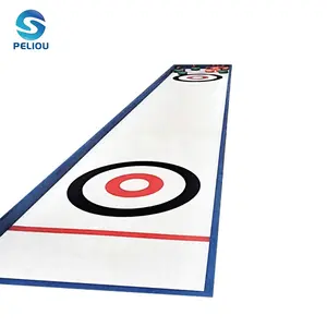 Uhmwpe curling taşlar ve yapay buz kıvırma sac buz curling şerit curling için spor
