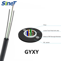 Câble à double usage intérieur/extérieur JET Unitube Non-Metallic Micro Optical Fiber Cable 1 2 4 Core LSZH Fibre Drop Cable for Communication