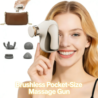Mini pistolet de massage sans fil silencieux à télécommande, 4 vitesses, puissant, mode beauté, pour le cuir chevelu, idéal pour le dropshipping