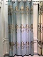 Nouveau design, tissu de rideau jacquard tissé respirant et teint, poids lourd, textile de maison décoratif, directement de l'usine