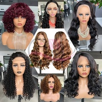 Perruques Lace Front Lisses Pré-Pluckées 10A en Gros avec Frontal Transparent 13x6, Perruques en Cheveux Humains Bruts Alignés Cuticules