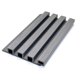 Paneles de Revestimiento de Pared Acanalados de WPC Modernos a Precio de Fábrica, Panel de Pared Compuesto para Exteriores, Resistente a los Rayos UV e Impermeable - Product Image 2