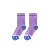 Chaussettes de sport respirantes personnalisées en maille, anti-humidité, avec soutien de la voûte plantaire, amortissantes, antidérapantes, pour la course à pied