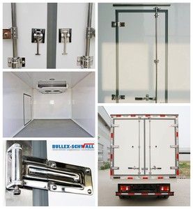 2023 toute nouvelle cabine de signal 3.5 tonnes corps de camion en fibre de verre poulet congelé camionnette réfrigérée camions à plaque froide à vendre - Product Image 5