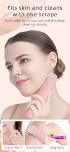 Depiladora Sónica Dermaplane de <span class=keywords><strong>3</strong></span> Velocidades Recargable, Herramienta de Dermaplaning para Eliminar el Vello Facial y el Vello de la Barbilla con 6 Cuchillas de Repuesto - Product Image 6