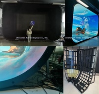 Pantalla LED Flexible y Curvable Personalizada P2-P6, Video Wall LED para Exhibición en Pilares de Centros Comerciales