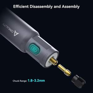 Kit d'outils rotatifs sans fil Creality S146, 24 accessoires, alimenté par batterie, graveur multifonctionnel DIY - Product Image 4