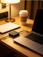 USB C Hub 6 in 1 Multiport Adapter Aluminium Alloy 4K*60Hz untuk Ethernet 1000Mbps Pengisian Daya PD 100W Stok untuk Laptop