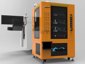 AUBO Collaborative Robot Vise Célula de carga/descarga-Estación DE TRABAJO cerrada móvil para automatización 24/7 para torno CNC - Product Image 4