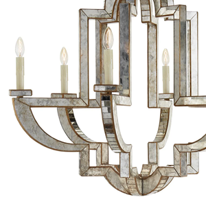 6-<b>Light</b> Brass Chandelier Vintage Luxury Pendant <b>Light</b> <b>LED</b> Hanging <b>Light</b> <b>for</b> Living <b>Room</b> Dining Kitchen 110V - Product Image 3