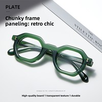 RD29002 Montures de lunettes en plastique de haute qualité, légères et durables, à monture épaisse, inspirées des influenceurs de mode européens