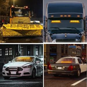 Fabrication d'éclairage de voiture Lampe stroboscopique à LED COB 24 "Modes clignotants Lampe flash d'avertissement de danger de circulation d'urgence - Product Image 5