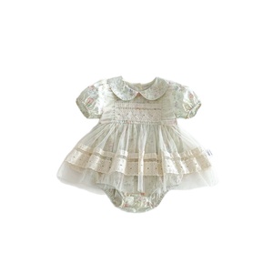 Body Elegante Estivo per <span class=keywords><strong>Neonata</strong></span>, Vestito Principessa per Cerimonie di Compleanno e Cento Giorni - Product Image 5