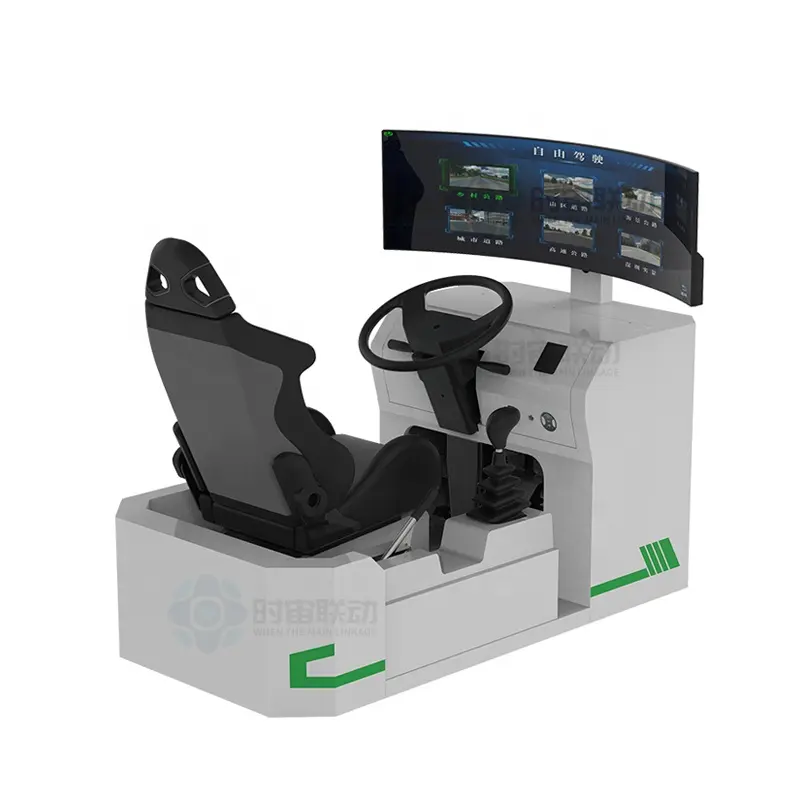Simulador de conducción de automóviles populares Máquina de entrenamiento de seguridad de conducción de simulación de automóviles pequeños de automóviles grandes aprende rápidamente a conducir