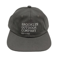 Vintage ongestructureerde 6-panel snapback pet voor unisex, zachte bovenkant, platte korte klep, baseballcap met aangepaste geborduurde logo