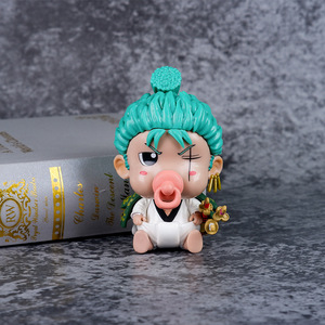 Versión Q chupete y la serie del país de Solon Luffy lindo modelo de coche juguetes de una pieza - Product Image 4