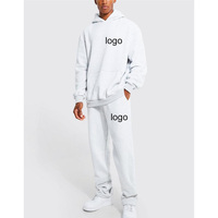 Marque privée Ensemble de survêtements 100% coton pour hommes Combinaisons de jogging Ensemble pantalon de survêtement et sweat à capuche vierges
