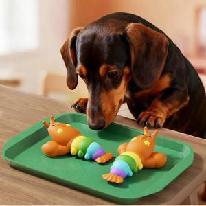 Design originale realistico aragosta in lattice cane giocattolo in gomma naturale Squeaker masticare resistente facile da pulire e sicuro da masticare divertimento - Product Image 1