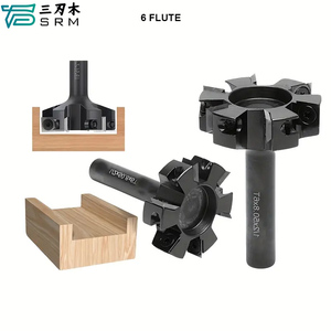 Fraise à rainurer CNC à pointe en carbure, 4 dents, diamètre 1/2 pouce, pour le rabotage du bois, le fraisage et le nivellement des dalles - Product Image 3