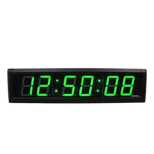 Ganxin 2.3 بوصة 6 أرقام ساعة ليد الموقت رياضة متعددة الوظائف Reloj الرقمية دي باريد