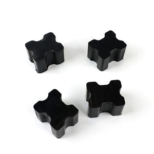Front Coil Spring <b>Damping</b> Rubber 4Pc Set Black For Replace Repair Auto Shock <b>Absorber</b> Springs - Product Image 5