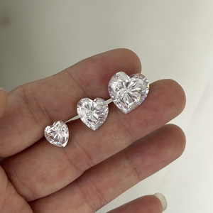 Pietra di Moissanite Sintetica di Alta Qualità, 1-10 Carati, <span class=keywords><strong>D</strong></span> VVS, Taglio Ovale, a Pera, Radiante, Gemma Sciolta - Product Image 5