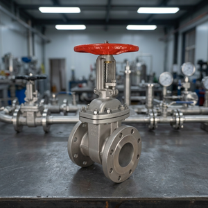 Vanne à opercule industrielle en acier inoxydable à extrémité à bride et tige montante pour conduites de process - Product Image 3