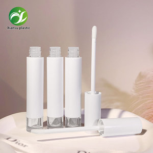Trắng Lip Men Ống Nhựa Rỗng Lip Màu Ống Gói Cho Môi <span class=keywords><strong>Make</strong></span>-<span class=keywords><strong>up</strong></span> Yếu Tố Cần Yếu Tố Môi Lỏng Son Môi Container Mỹ Phẩm Chai - Product Image 4