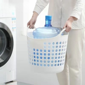 Panier <span class=keywords><strong>à</strong></span> <span class=keywords><strong>linge</strong></span> robuste avec poignées sac <span class=keywords><strong>à</strong></span> <span class=keywords><strong>linge</strong></span> pliable, grand organisateur de vêtements sales pour la maison enfants jouets <span class=keywords><strong>bac</strong></span> de rangement - Product Image 4