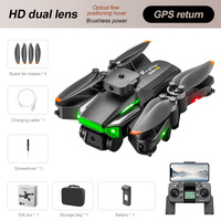 Drone Quadricoptère Exclusif Transfrontalier RG606MAX en Plastique avec GPS, Évitement d'Obstacles, Photographie Aérienne, Moteur Brushless et Triple Caméra