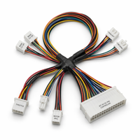 أسلاك توصيل للدراجات الثلاثية الكهربائية ODM OEM طراز KET MG610 بـ 18 دبوسًا، مقاس AWG20، من النايلون المضفر UL1015 للدراجات الكهربائية ثلاثية العجلات والدراجات البخارية