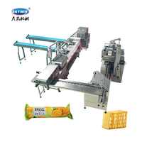 Machine à emballer automatique Skywin à deux voies pour la crème Oreo ou la confiture de biscuits