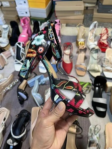 Phụ nữ cao gót giày sexy mở <span class=keywords><strong>Toe</strong></span> dây đeo gót hỗn hợp với dép của phụ nữ bán buôn móng vuốt hauts - Product Image 6
