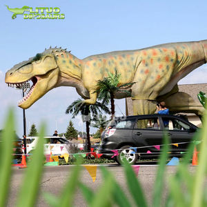 Modelo de dinosaurio Tiranosaurio <span class=keywords><strong>Rex</strong></span>, equipo de parque de atracciones, gigante, Animatronic - Product Image 4