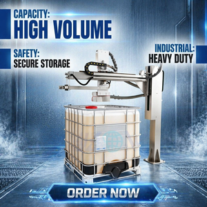 Seau <span class=keywords><strong>en</strong></span> <span class=keywords><strong>fer</strong></span> semi-automatique Atomic Ash 1000L IBC Shanghai Machine de remplissage de liquide - Product Image 6