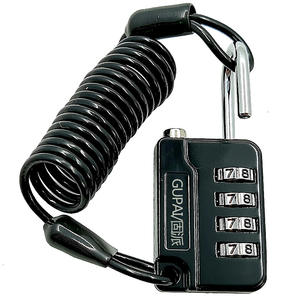 <span class=keywords><strong>Candado</strong></span> redondo de aleación de zinc para casco de motocicleta, <span class=keywords><strong>candado</strong></span> de combinación antirrobo para bicicleta con cuerda extendida para <span class=keywords><strong>candado</strong></span> de bicicleta de montaña - Product Image 6