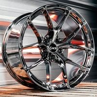 Velg Chrome 18 19 20 21 22 Inci, Desain Cekung Dalam Y Spoke 5x114.3/5x130, Roda Tempa Kustom untuk Porsche 911 992 Golf GTI R MK7 MK8