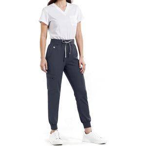 Pantalones de Trabajo FOXA para Mujer, Cintura Alta, Estilo Cargo, con 5 Bolsillos, Suaves y Transpirables, para Profesionales Médicos - Product Image 1