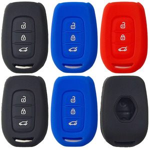 Housse de clé en silicone pour Clio Twingo <span class=keywords><strong>Master</strong></span> Kangoo Scenic Dacia, protection de clé à distance pour <span class=keywords><strong>Renault</strong></span> - Product Image 2