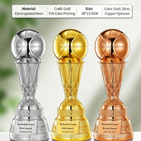 Trophées sportifs en métal, trophées de championnat en alliage de zinc et résine, trophées personnalisés gravés pour les compétitions sportives