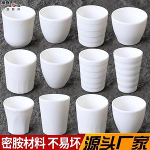 Tasses blanches en mélamine, tasses à thé pour hôtels, tasses à thé et à café anti-éclatement spéciales pour restaurants et fast-foods. - Product Image 4