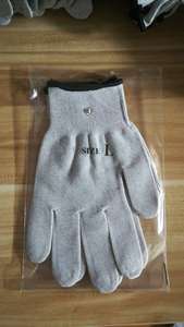 Guanti conduttivi per elettrodi in fibra d'argento per il viso del corpo gamba dieci <span class=keywords><strong>EMS</strong></span> guanti da massaggio per fisioterapia a stimolazione del polso - Product Image 4